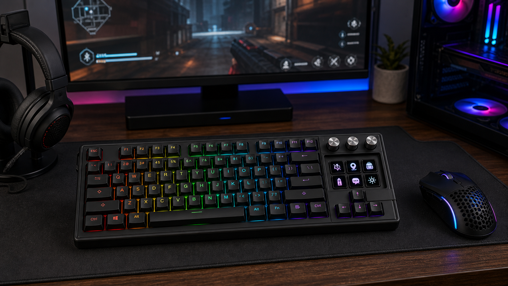 Mechanical Gaming Keyboard With Screen: A Better Control… – MiraBox