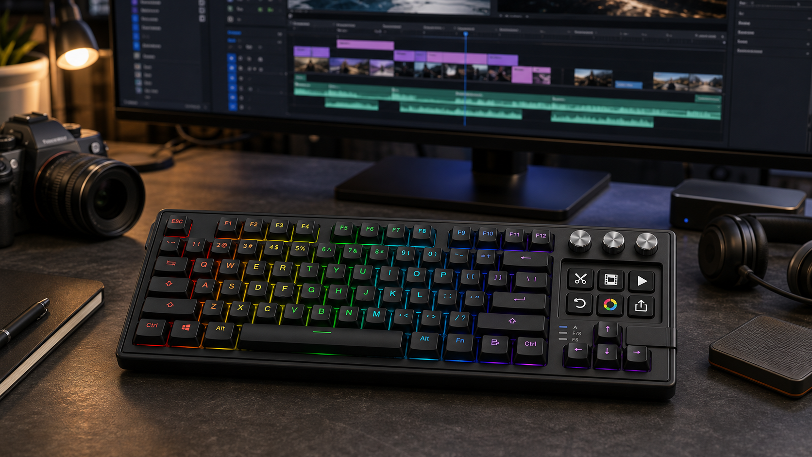 Keyboard for Video Editing: Why Visual Shortcuts Help – MiraBox