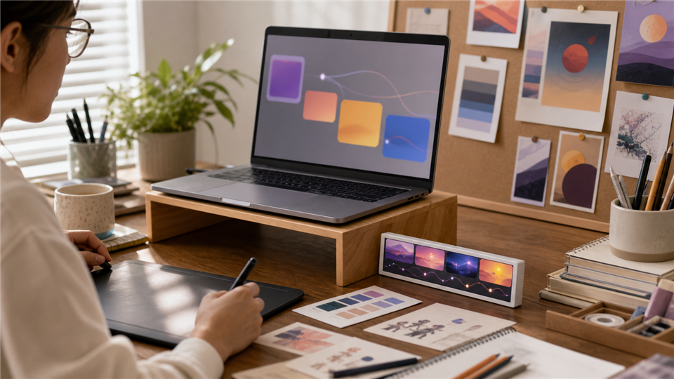 D92 Themes and Plugins: How Space Cloud Turns a Secondary Screen Into a Community Product with MiraBox product context in a modern desk setup