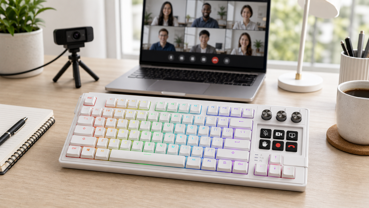 Keyboard for Zoom Controls: Mute, Camera, and Meeting… – MiraBox