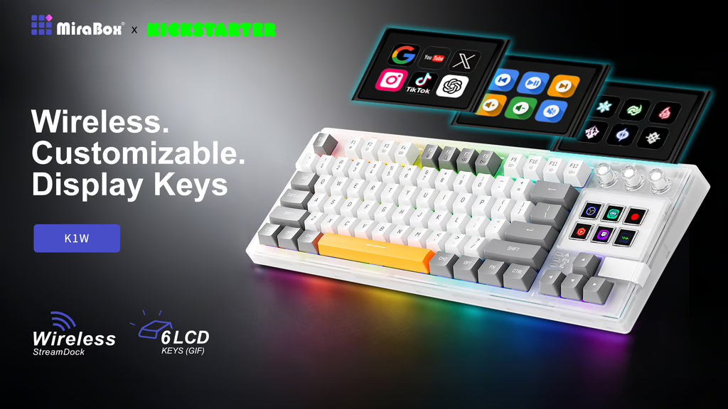 K1W – World’s First Wireless Keyboard with Display Keys | Kickstarter ...