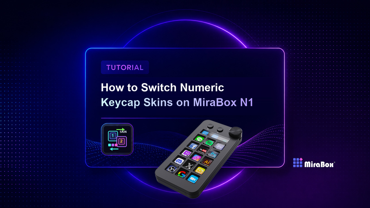 Switch Between Numpad, Calculator, and StreamDock Modes on N1