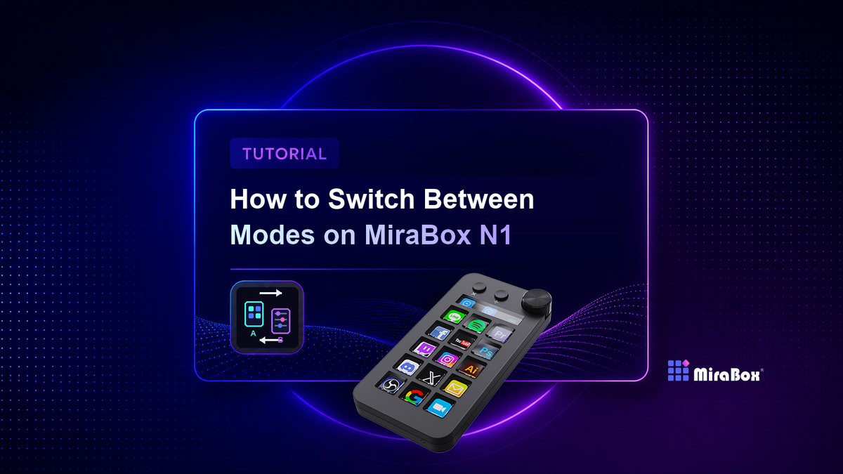 Switch Between Numpad, Calculator, and StreamDock Modes on N1