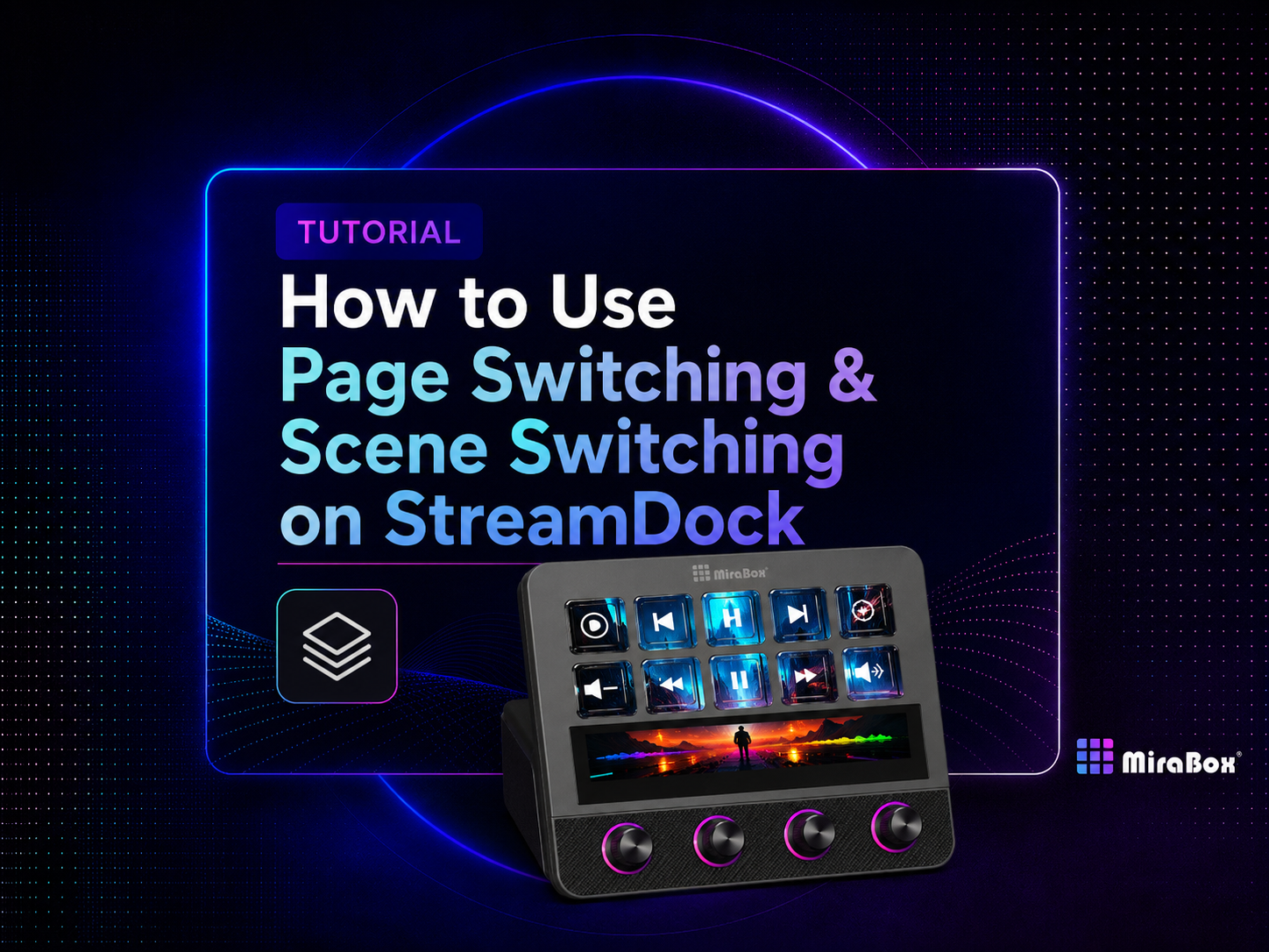 Configure Page and Scene Switching on Stream Dock