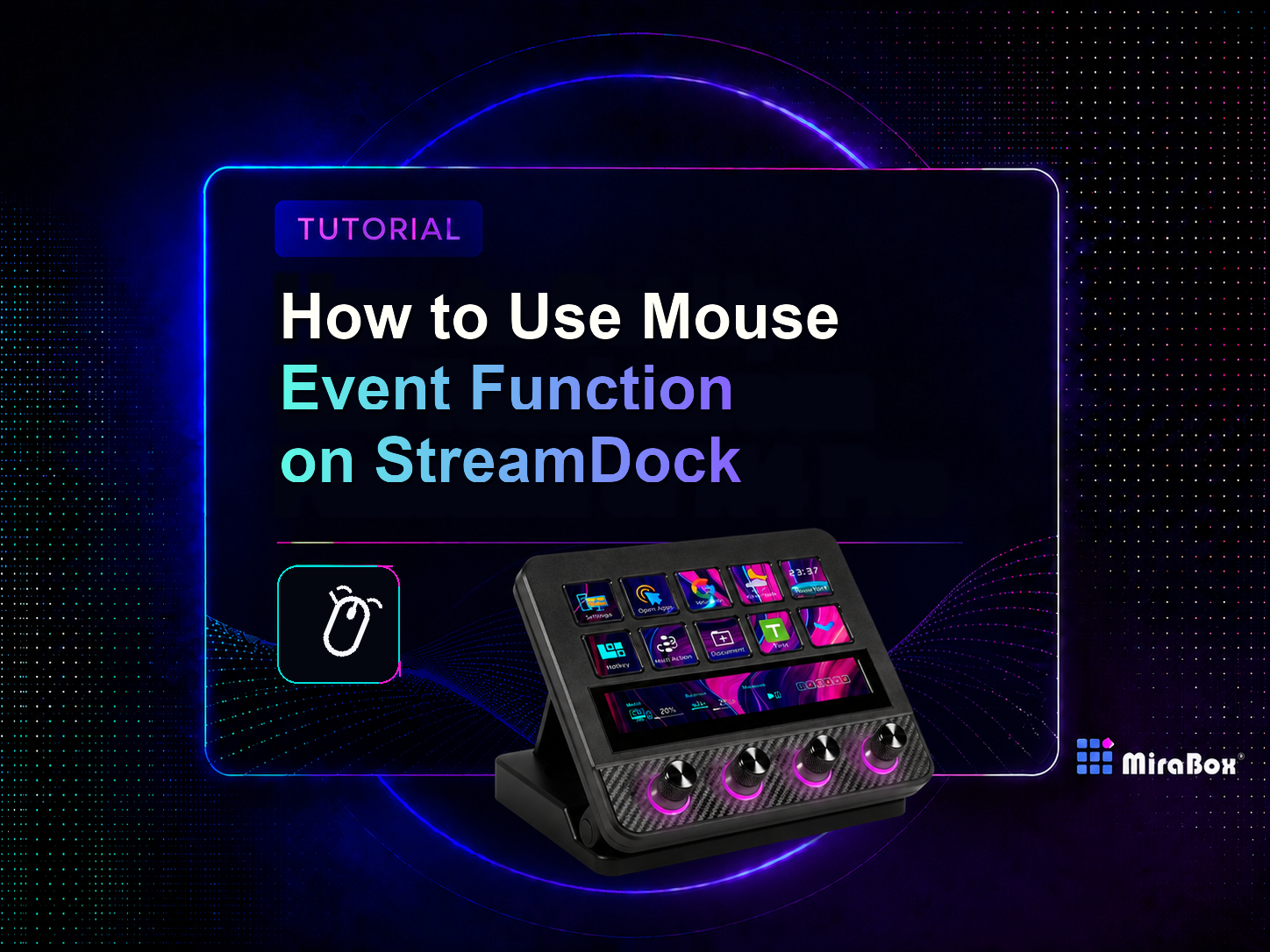 Configure Mouse Events on Stream Dock