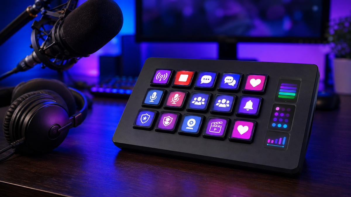 MiraBox Stream Dock for a Twitch go-live checklist
