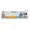 MiraBox K1Pro-Transp TKL Mechanical Keyboard with Screen 6 LCD Keys Stream Deck Hot-Swappable Red Switches RGB Backlit 1000Hz