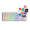 MiraBox K1Pro TKL Mechanical Keyboard with 6-Key LCD Stream Deck Hot-Swappable Haimu Red Switches RGB Backlit 1000Hz