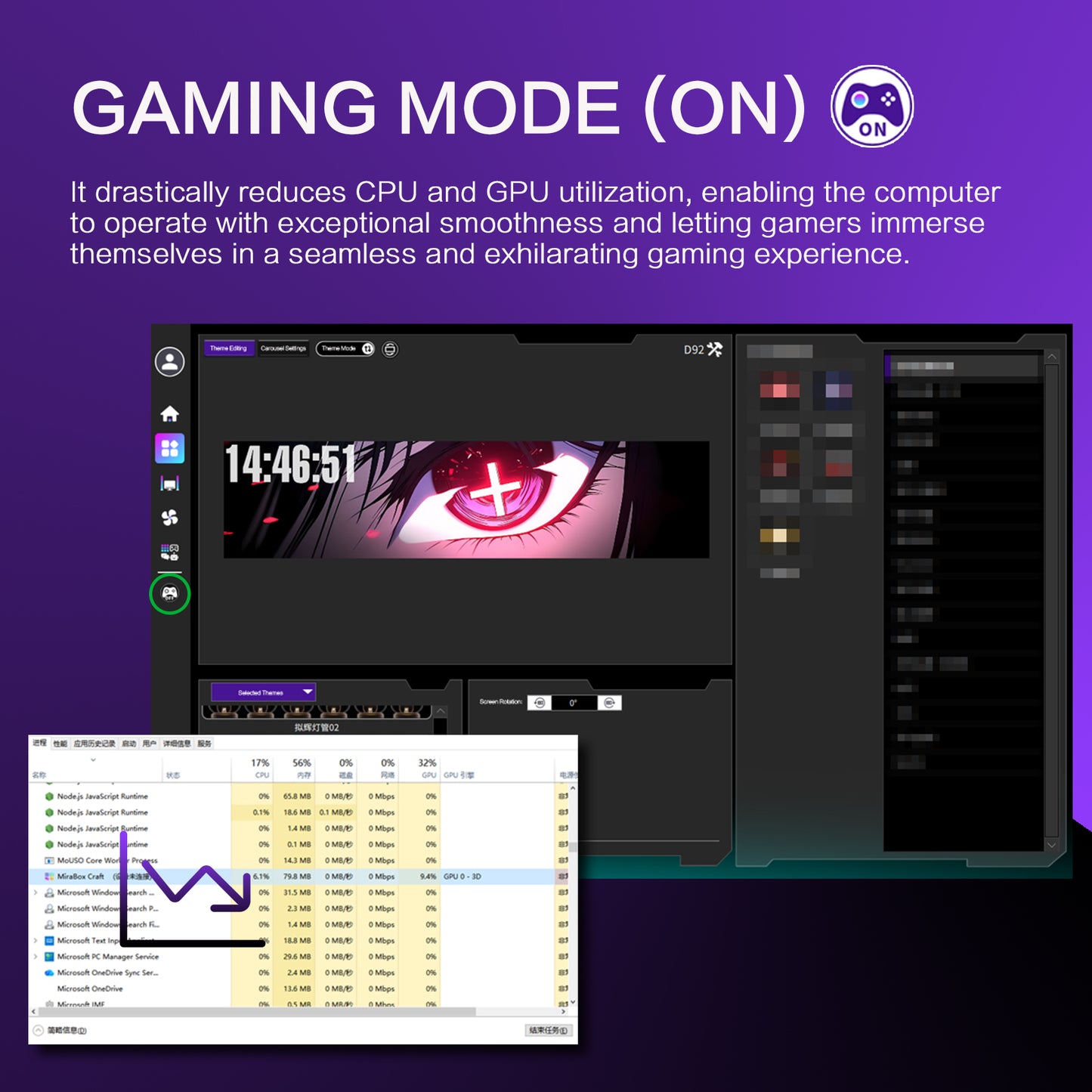 Mirabox 9.2 inch Smart Screen