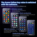 MiraBox N1 Versatile Keypad Streamdeck With Visual Customization And Screen Knob Office Desktop Console Gift