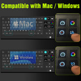 Mirabox K1 Pro 87-Key RGB Mechanical AI Keyboard – Programmable Stream Deck | Gaming & Productivity