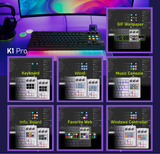 Mirabox K1 Pro 87-Key RGB Mechanical AI Keyboard – Programmable Stream Deck | Gaming & Productivity