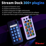 MiraBox N1 Versatile Keypad Streamdeck With Visual Customization And Screen Knob Office Desktop Console Gift