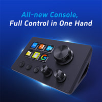 MiraBox N3 Macro Pad / Stream Deck, 6 Programmable LCD Keys, 3 Knobs, Visual Shortcuts, OBS Controller, Mac/Win
