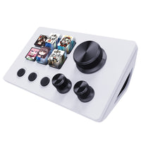 MiraBox N3 Macro Pad / Stream Deck, 6 Programmable LCD Keys, 3 Knobs, Visual Shortcuts, OBS Controller, Mac/Win
