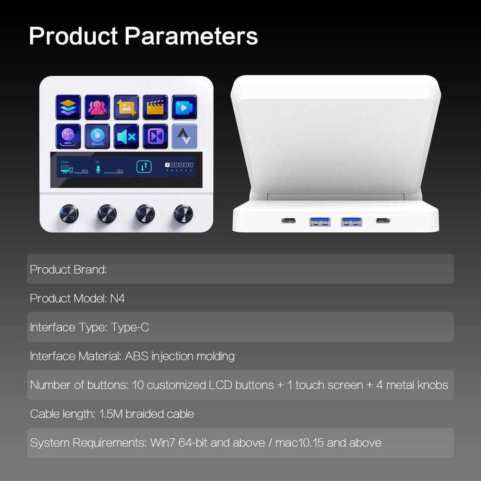 MiraBox N4 - Desktop Revolution StreamDock&Hub